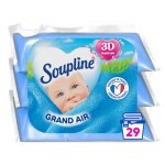Adoucissant concentr 3d grand air soupline les 3 recharges de 200ml