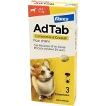Adtab antiparasitaires 225mg chiens 55 à 11kg boite de 3 comprimés Adtab antiparasitaires 225mg chiens 55 à 11kg boite de 3 comprimés