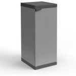 Adventa armoire en rsine de pvc et pp1 porte1 tagresystme modulairegris et noirpetit4 units