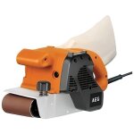 Aeg - ponceuse  bande 1100 w, largeur 100 mm, bande abrasive grain 100, en carton - bbse1100