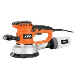 Aeg - ponceuse excentrique diamtre 150 mm 440 w 8000  20000 osc / min sac  poussire 25 abrasifs en ...