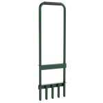 A�rateur de pelouse - outsunny - manuel - avec pointes creuses poign�e antid�rapante - pour lentretien ...