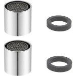 A�rateur de robinet - m16 / m18 / m20 / m22 r�gulateur de jet ensemble de 2 pi�ces mousseur de robinet ...