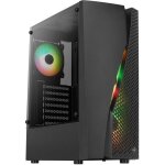 Bo�tier pc atx - aerocool - wavebkv3 - verre tremp� - 4 ventilateurs rgb - noir