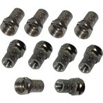 Connecteur f mle - aerzetix - 10x - 5mm twist - on - cble rg58 - antenne tv satellite