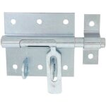 Afbat verrou box porte - cadenas gache 12 zingu - blanc