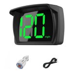 Affichage tte haute - ulisem - gps - grands chiffres led - universel voiture camion moto