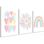 Affiche boho bébé arc en ciel soleil poster deco chambre enfant toile fille garcon tableau decoration ... Affiche boho bébé arc en ciel soleil poster deco chambre enfant toile fille garcon tableau decoration ...