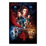Affiche d�coration murale - erik editores - stranger things 4 - 61 x 915 cm - papier glac� - th�me cin�ma ...