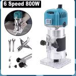 Affleureuse  bois dfonceuse lectrique 800w 30000rpm 6 vitesses variables 635 mm machine de coupe pour ...