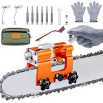 Affuteuse de chaine tronconneuse affuteur chaine trononneuse  portable manivelle kit avec 6 ttes de ...