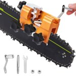 Affuteuse de chaine tronconneuse aiguiseur de chane de trononneuse portable  manivelle timberline ...
