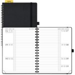 Agenda 2025 2026 semainier 22 x 165 cm daot 2025  dc 2026 avec couverture souple spirale rgle et ...