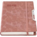 Agenda 2025 - 2026couverture rigide organis de juillet  jui agenda mensuel journalier avec onglets ...