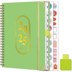 Agenda 2025 semainier spiralea5 agenda scolaire de janvier  dcembre 2025 (12 mois) avecautocollants ...