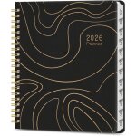 Agenda a4 2026 - grand agenda � double anneau - mise en page claire avec onglets - id�al pour les �tudes ...