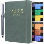 Agenda acadmique 2025 de janvier  dcembre 2025 agenda journalier 2025 a5 page par jour avec styloonglets ...