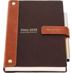 Agenda acad�mique 2026 une page par jour - couverture rigide - agenda semainier mensuel de janvier � ...