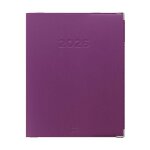 Agenda de bureau color pop 2026 pvc fantasia violet fabrication fran�aise 228 x 18 x 1 cm