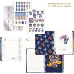 Agenda hebdomadaire - disney - stitch - 12 intercalaires - 255 stickers