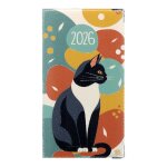 Agenda de poche 2026 ? 1 semaine par page ? pvc chat ? 64 pages + planning ? fabrication franaise ? ...