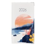 Agenda de poche 2026 ? 1 semaine par page ? pvc mars ? 64 pages + planning ? fabrication franaise ? ...