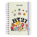 Agenda scolaire - bt21 - a5 - vue hebdomadaire - 12 mois - couverture rigide