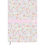 Agenda scolaire 2025 - 2026 oxford flowers 12x18cm 1 jour par page 352 pages rose