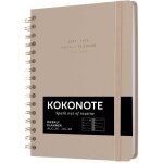 Agenda scolaire 2025 2026 semainier misty beige agenda tudiant 2025 2026 format a5 avec spirale weekly ...
