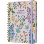 Agenda scolaire 2025 2026 semainier seasonal flowers agenda tudiant 2025 2026 format a5 avec spirale ...