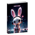 Agenda scolaire cute rabbit anonym 2025 - 2026