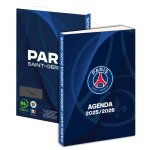 Agenda scolaire - paris saint germain - 2025 - 2026 - couverture rigide - matire recyclable - 1 jour ...