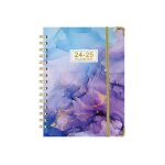 Agenda semainier 2025 spirale agenda semainier spirale scolaire avec boucle de stylorgle signet & autocollant ...