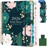 Agenda semainier 2026 spirale - a5 planner (janvier - dcembre 2026) - agenda scolaire avec boucle de ...
