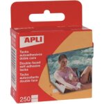 Pastilles photo adhsives - agipa - 10 x 16 mm - double face - couleur noire - rf. 228565
