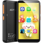 Agptek 80go lecteur mp3 spotify pour enfants avec bluetooth et wifi 4 pouces lecteur de musique avec ...
