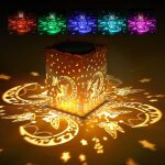 Agptek lanterne solaire marocaine - lampe solaire de table pour jardin extrieur lampe solaire de jardin ...