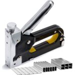 Agrafeuse avec 900 agrafes agrafeuse � main robuste 3 - en - 1 id�ale pour le bois / la tapisserie dameublemen ...