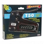 Agrafeuse manuelle t50 - arrow - en acier chrom - pour agrafes  dos plats