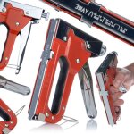 Agrafeuse tapissier mtallique red killer ? force rglable type 53 115 agrafes pour bois tissu cuir