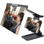 Agrandisseur ecran telephone portable 12 loupe pour films vid�os et lecture support de t�l�phone pliable ...