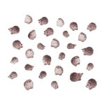 Ahandmaker lot de 30 figurines miniatures danimaux de jardin - mini h�risson - accessoires de jardin ...