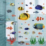 Ahlsen stickers muraux tropicale poisson autocollant murale sous la mer d�coration murale chambres denfants ...