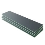 Aica receveur de douche � carreler - 2500x600x25 pack de 4 panneau � carreler