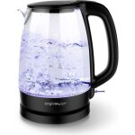 Aigostar adam 30gom - bouilloire lectrique en cristal sans bpa et avec illumination led 1. 7 litres ...