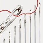 Aiguille � coudre enfilage facile lot de 12