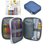 Aiguilles  crochet 9 crochets  tricoter tresss avec poignes en caoutchouc / 12 crochets  tricoter ...