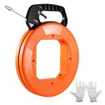 Vevor tire?fil �lectrique / aiguille �lectricien 365 m (120 pi) � 31 mm ? acier mangan�se bo�tier abs ...