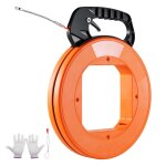 Aiguille lectricien - vevor - 305 m - tire fils lectrique en pet - cble flexible 635 mm - pour murs ...