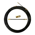 Aiguille tire - fils - stak - nylon noir - � 4 mm - 30 m�tres - terminaux m4 interchangeables